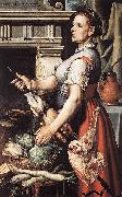 Pieter Aertsen Cook in front of the Stove France oil painting artist